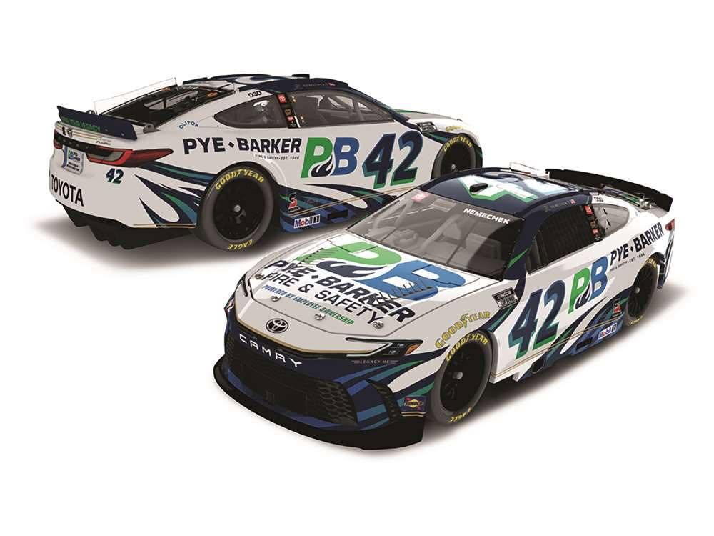 JOHN HUNTER NEMECHEK 2026 PYE-BARKER FIRE AND SAFETY 1:64 ARC DIECAST