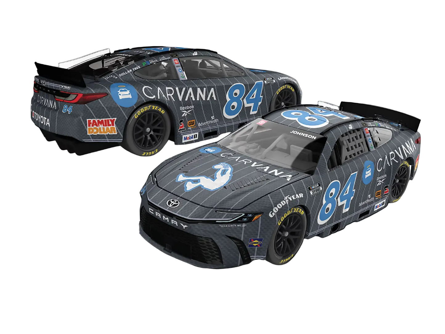JIMMIE JOHNSON 2025 CARVANA / SHAQ 1:64 ARC DIECAST