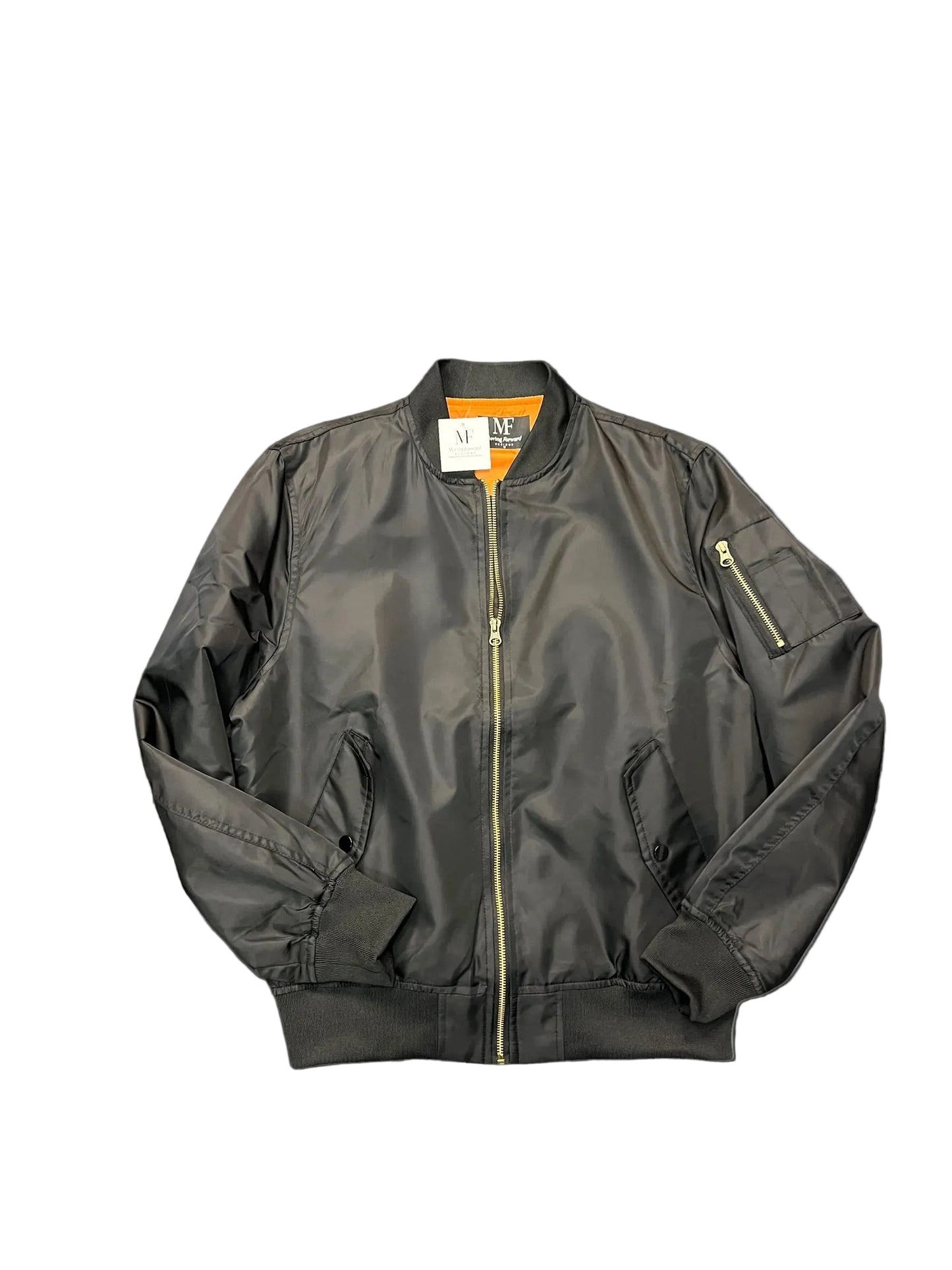 LEGACY MOTOR CLUB BLACK RHINESTONE BOMBER
