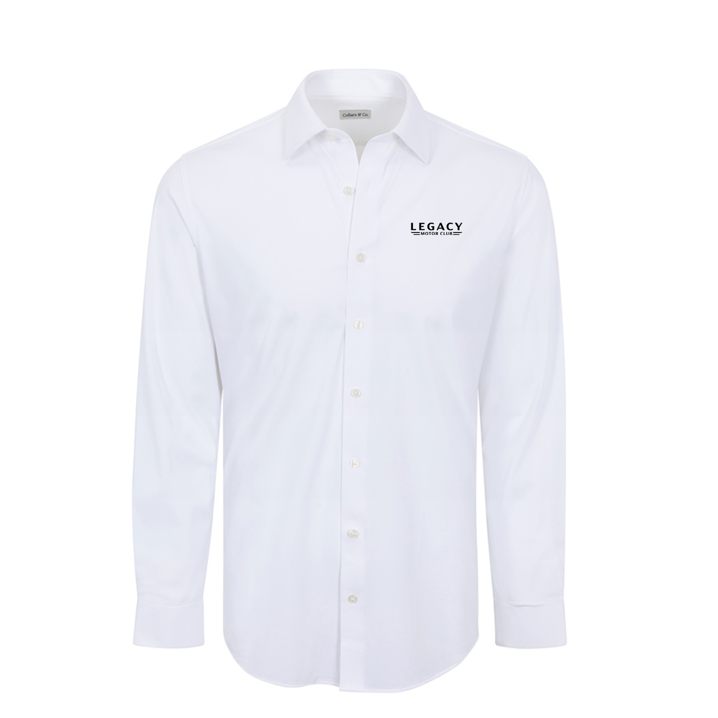 LEGACY MOTOR CLUB x Collars & Co. Apex Performance Dress Shirt White