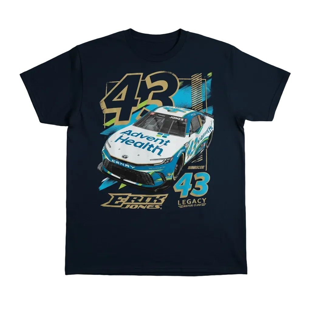 ERIK JONES 43 - NAVY TEE