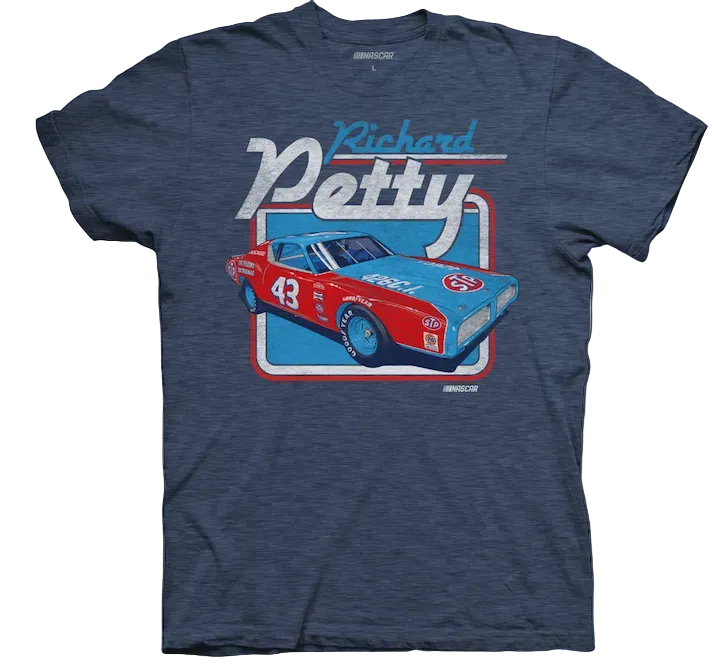 RICHARD PETTY DENIM HEATHER TEE