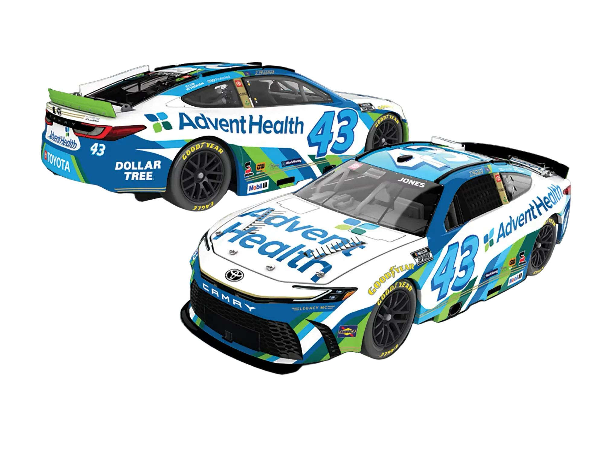ERIK JONES 2026 ADVENT HEALTH 1:64 ARC DIECAST – LEGACY MOTOR CLUB