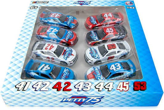 PETTY 75TH 2024 1:64 SCALE Collector Diecast Set (8 CARS)