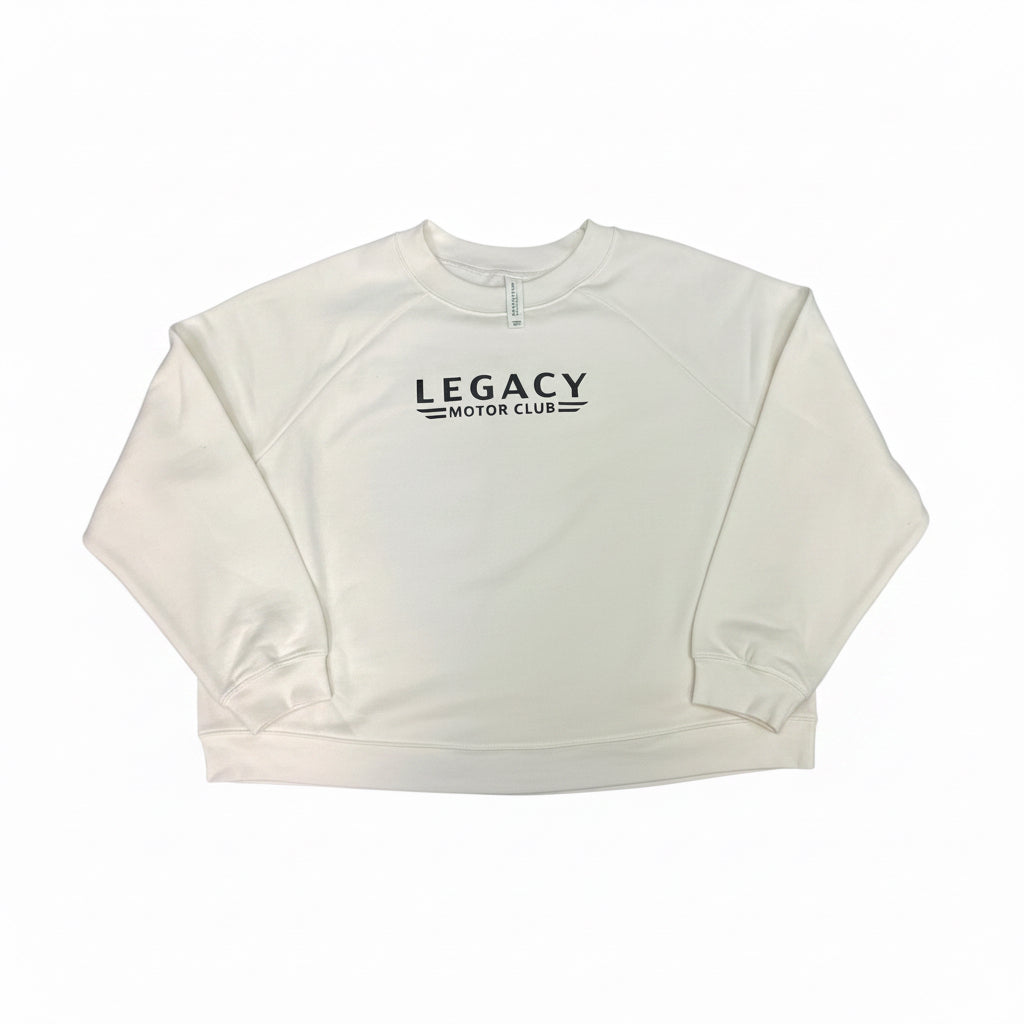 LEGACY MOTOR CLUB BELLA CANVAS CROP CREWNECK SWEATSHIRT
