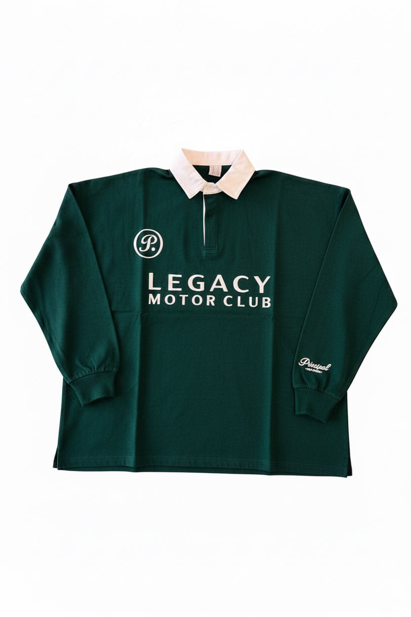 PRINCIPAL THE LABEL x LEGACY HERITAGE GREEN PULLOVER