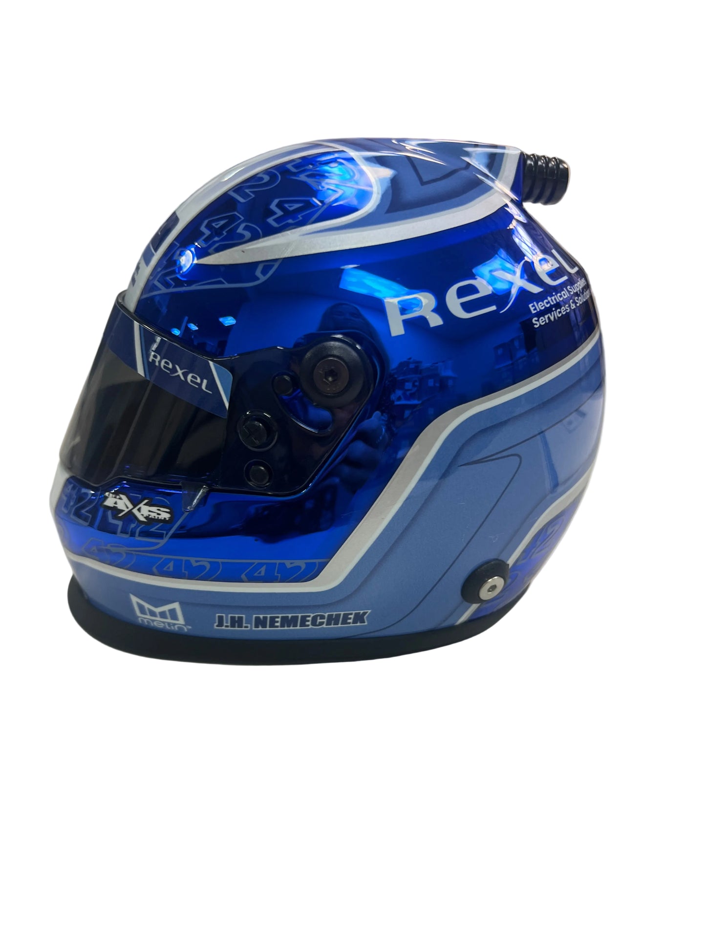 MINI HELMET - No. 42 JOHN HUNTER NEMECHEK