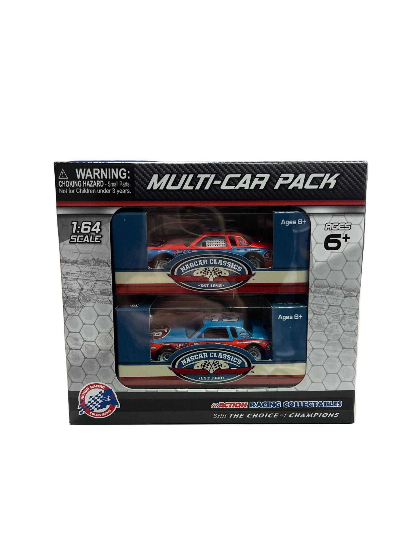 RICHARD & KYLE PETTY "THE SWAP AT RIVERSIDE" 1:64 1981 2 CAR SET