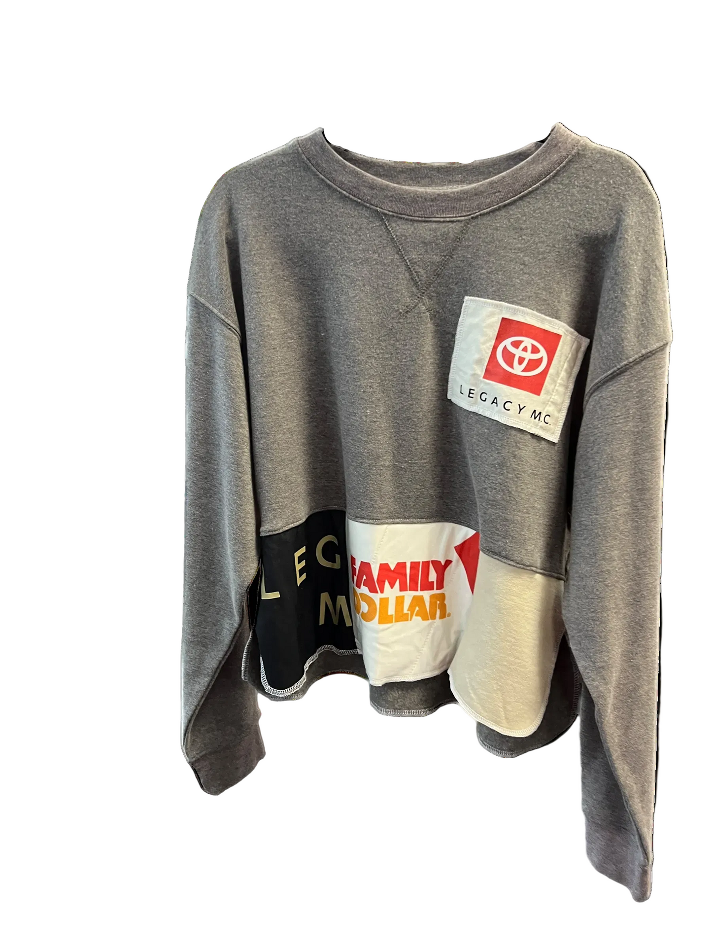 REFRIED CREW CROP SWEATSHIRT