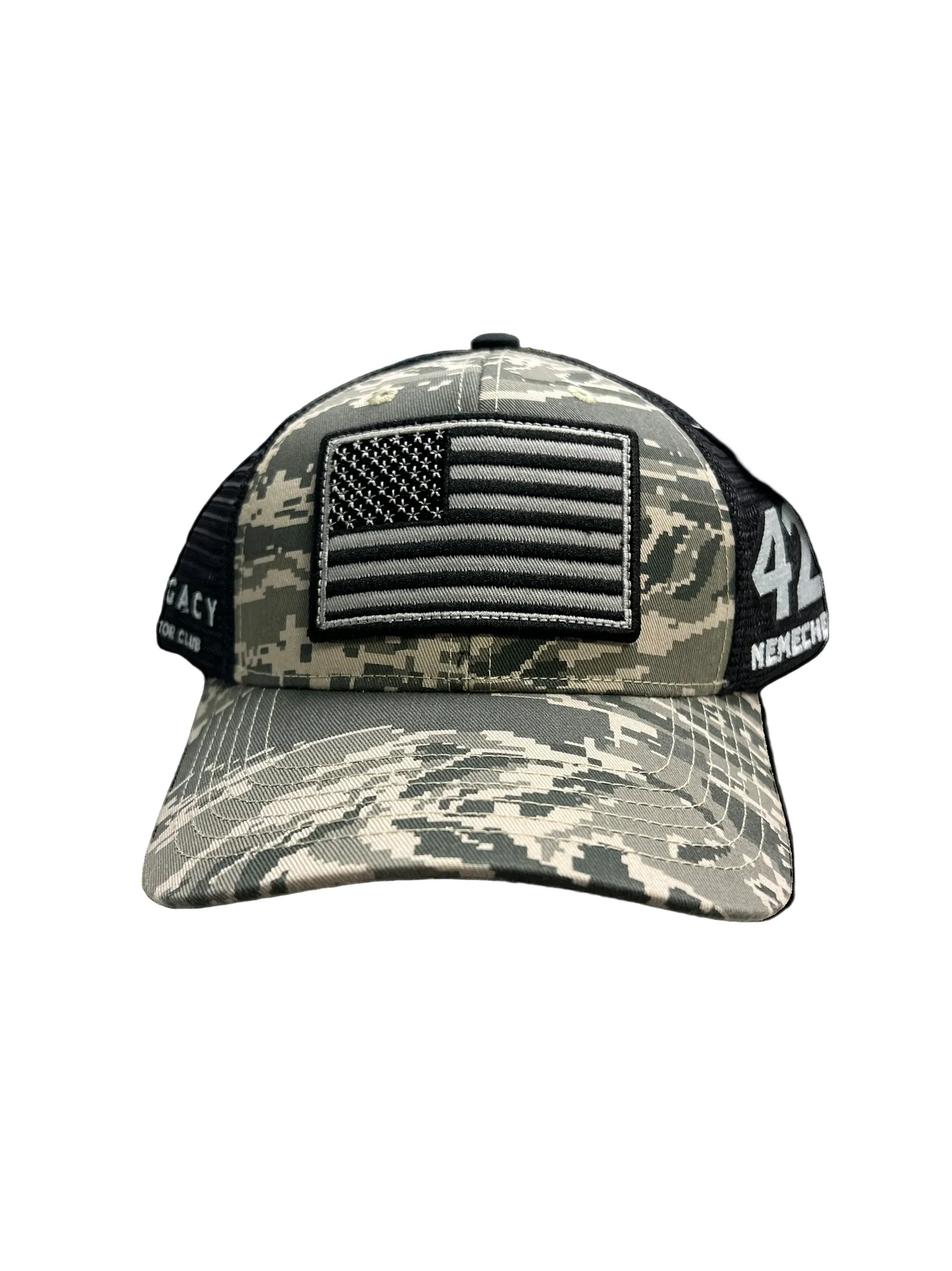 JOHN HUNTER NEMECHEK CAMO FLAG HAT