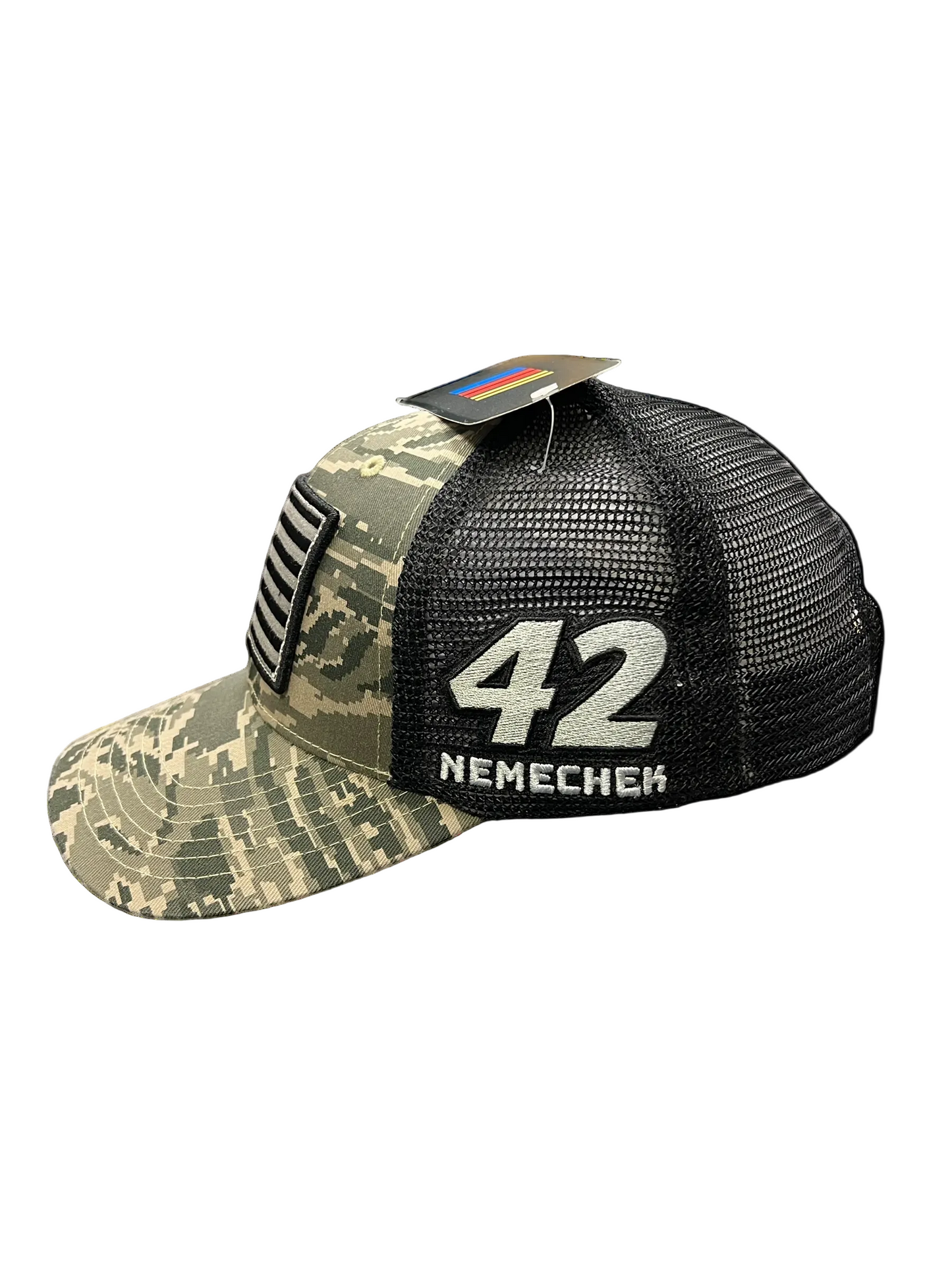 JOHN HUNTER NEMECHEK CAMO FLAG HAT