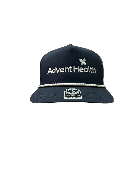 ERIK JONES 2026 ADVENTHEALTH NAVY '47 BRAND HITCH ROPE SNAPBACK
