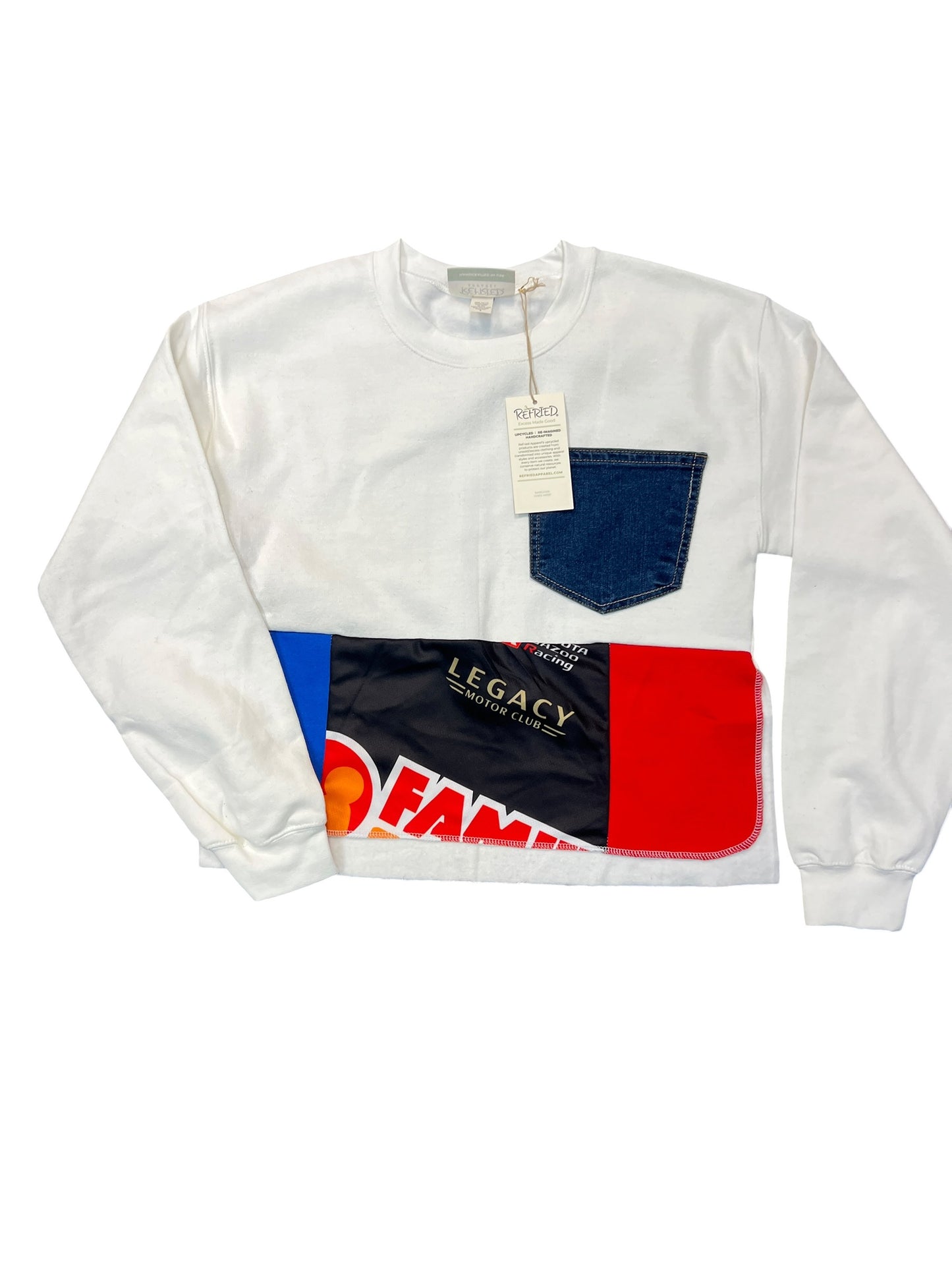 REFRIED CREW CROP SWEATSHIRT