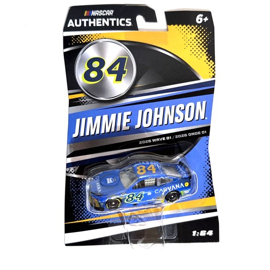 NASCAR AUTHENTICS JIMMIE JOHNSON No. 84 2026 WAVE 1 CARVANA 1/64