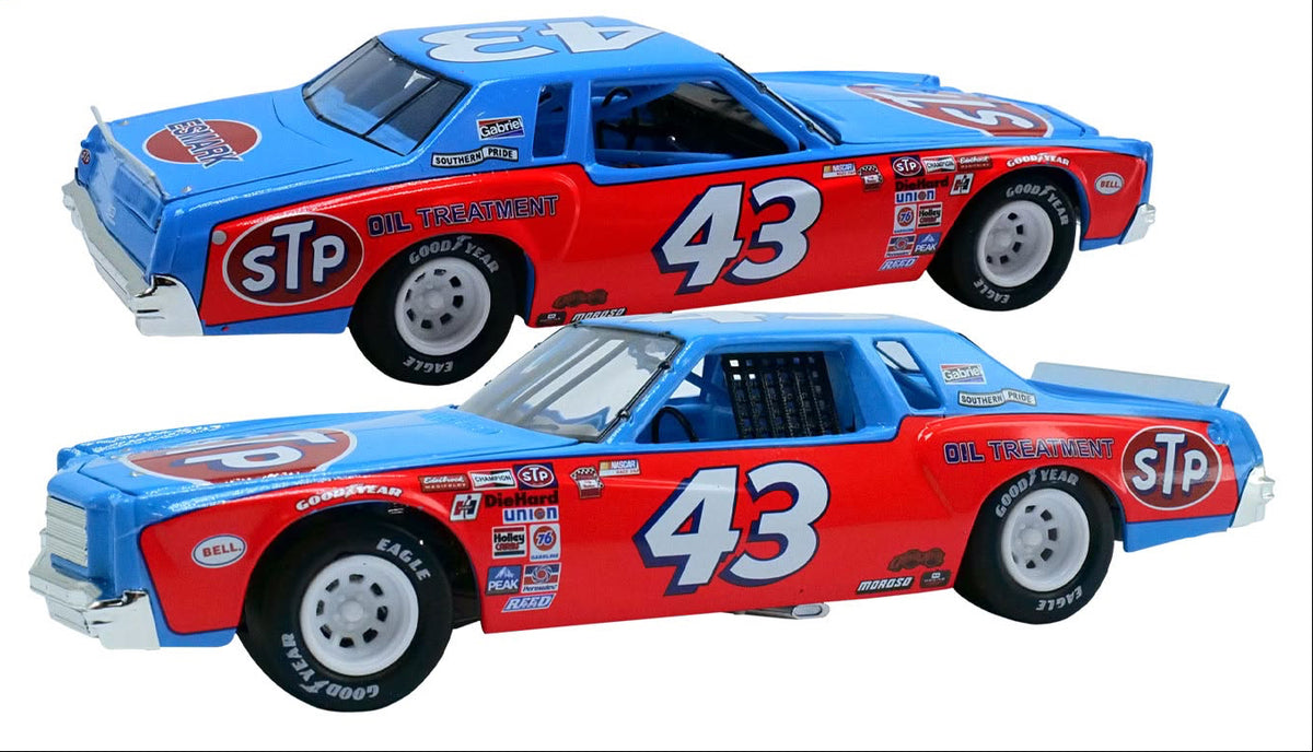 RICHARD & KYLE PETTY "THE SWAP AT RIVERSIDE" 1:64 1981 2 CAR SET