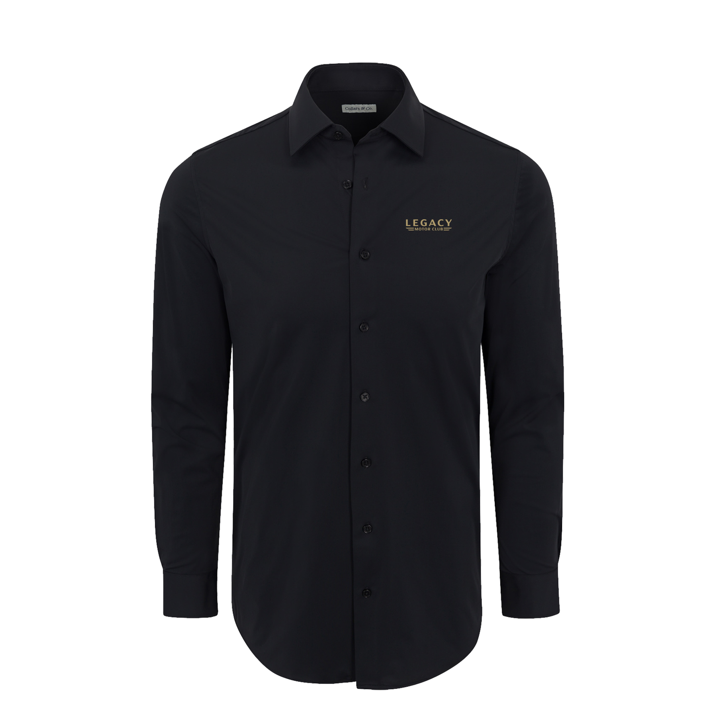 LEGACY MOTOR CLUB x Collars & Co. Apex Performance Dress Shirt Black