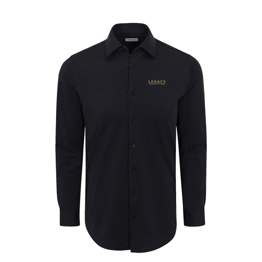 LEGACY MOTOR CLUB x Collars & Co. Apex Performance Dress Shirt Black