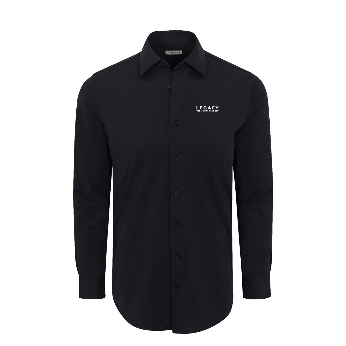 LEGACY MOTOR CLUB x Collars & Co. Apex Performance Dress Shirt Black