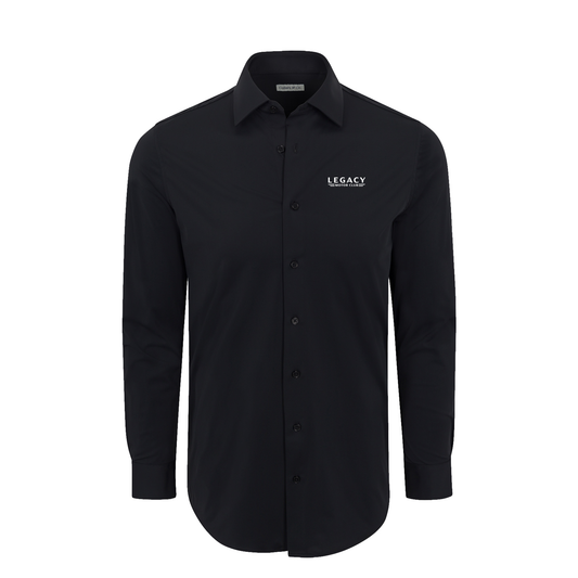 LEGACY MOTOR CLUB x Collars & Co. Apex Performance Dress Shirt Black