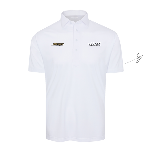 LEGACY MOTOR CLUB x Collars & Co. Semi-Spread Collar Polo White