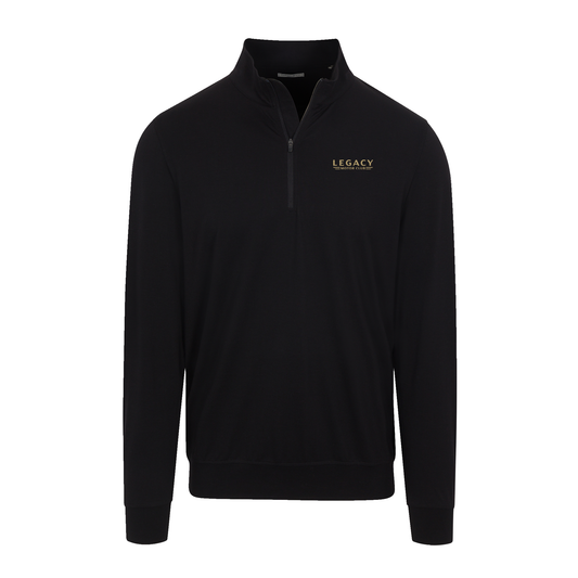 LEGACY MOTOR CLUB x Collars & Co. Velocity Performance Quarter Zip Black