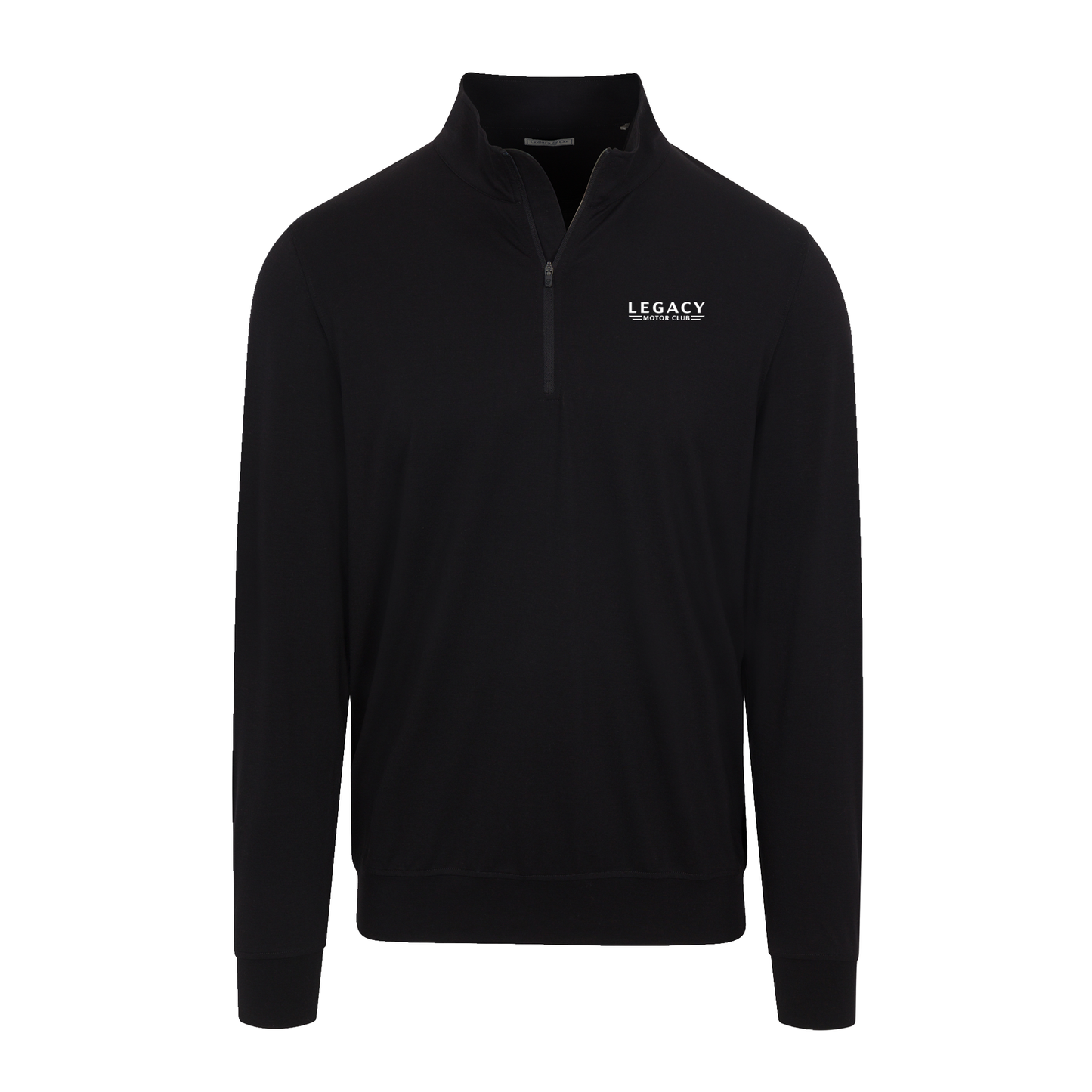 LEGACY MOTOR CLUB x Collars & Co. Velocity Performance Quarter Zip Black