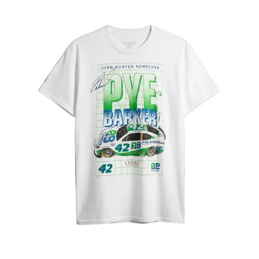 JOHN HUNTER NEMECHEK 2025 No. 42 PYE-BARKER TEE