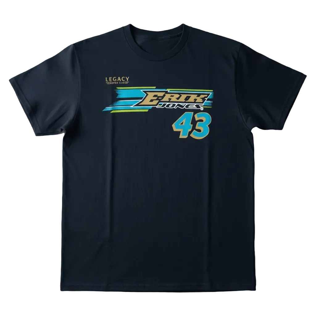 ERIK JONES 43 - NAVY TEE