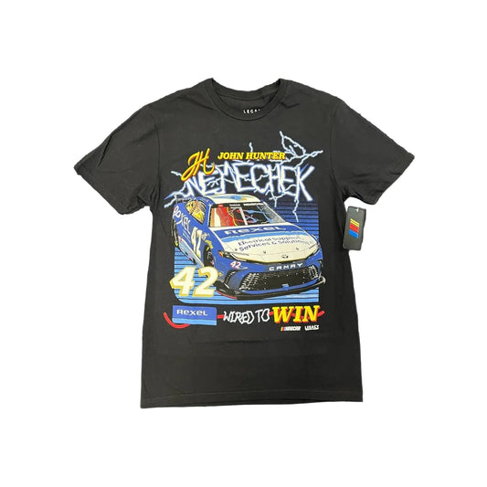 JOHN HUNTER NEMECHEK REXEL "WIRED TO WIN" ADULT TEE