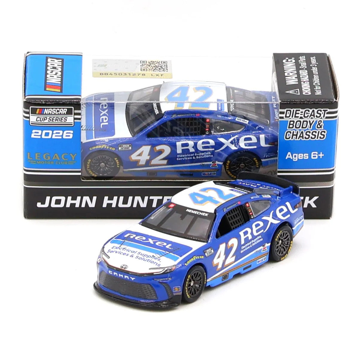 JOHN HUNTER NEMECHEK 2026 REXEL 1:64 ARC DIECAST