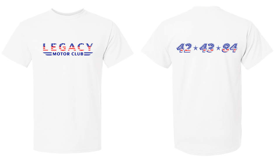 PATRIOTIC LEGACY MOTOR CLUB 42-43-84 TEE