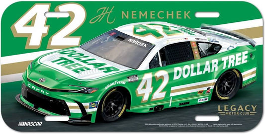 JOHN HUNTER NEMECHEK No. 42 LICENSE PLATE